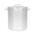 40QT Polished Stainless Steel Stock Pot with Lid V322
