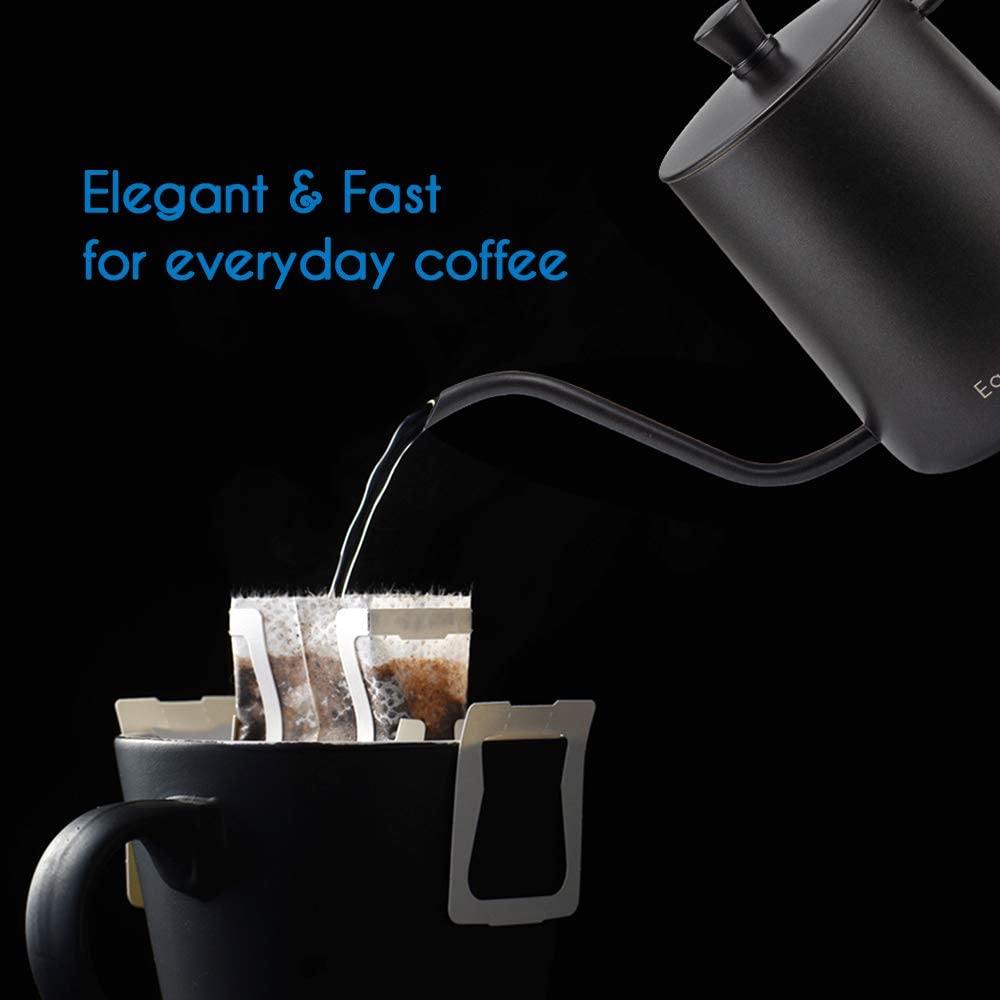 French Press and Gooseneck Pour Over Coffee Kettle 12 oz Stainless Steel I923