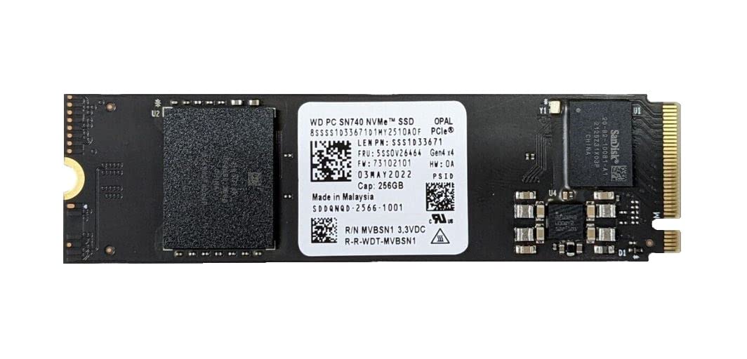 256GB M.2 PCI-e GEN 4X4 NVME Internal Solid State Drive 2280 B606