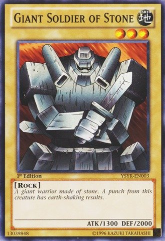 Giant Soldier of Stone Card U9965