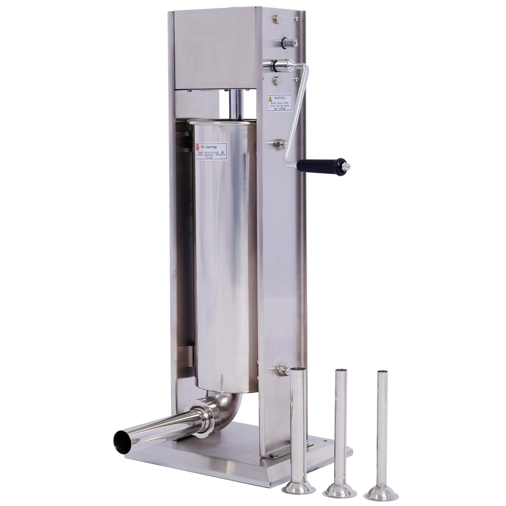 Stainless Steel Vertical Sausage Stuffer 15LB/7L U99467