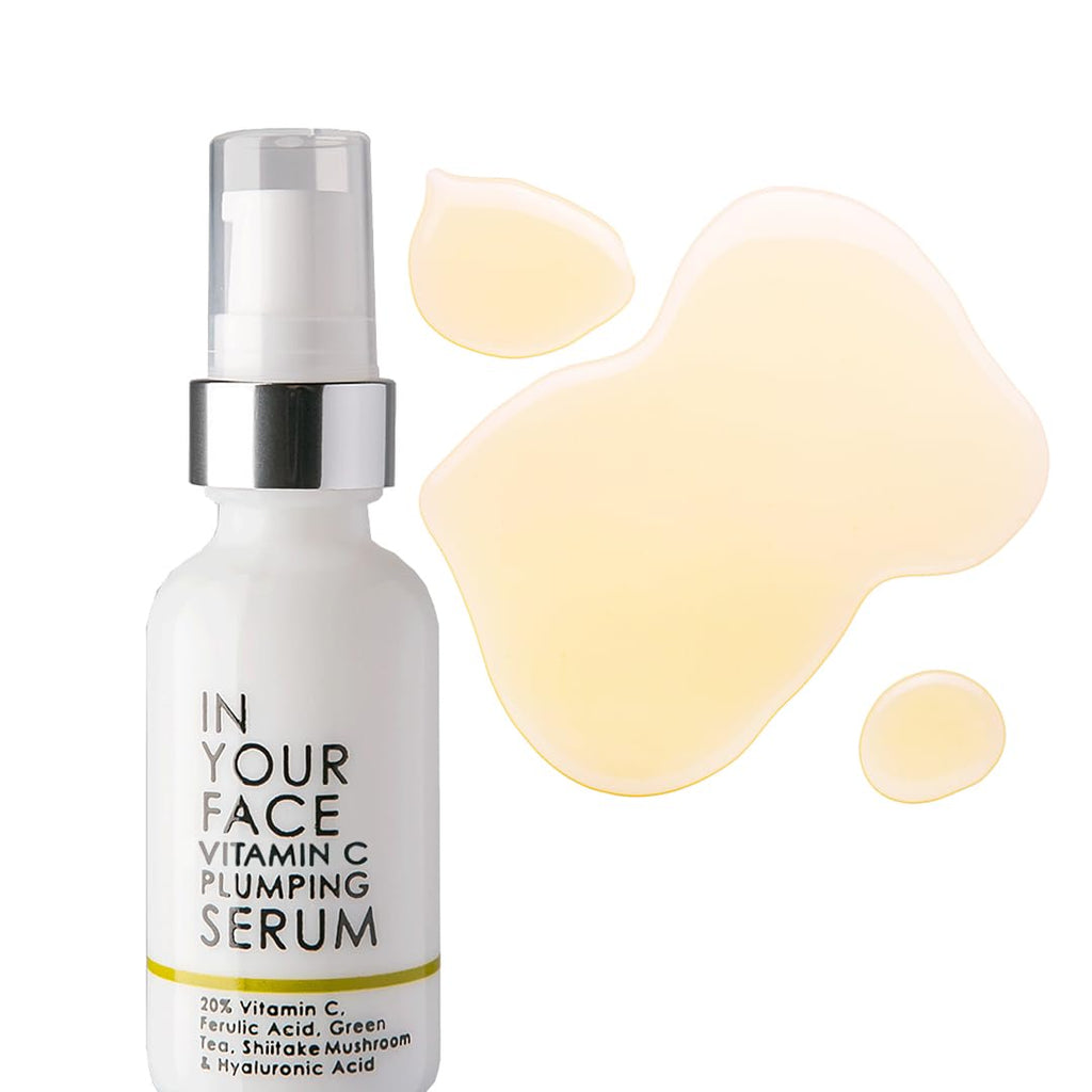 Vitamin C Hydrating Brightening Face Serum with Hyaluronic Acid 1oz O808310