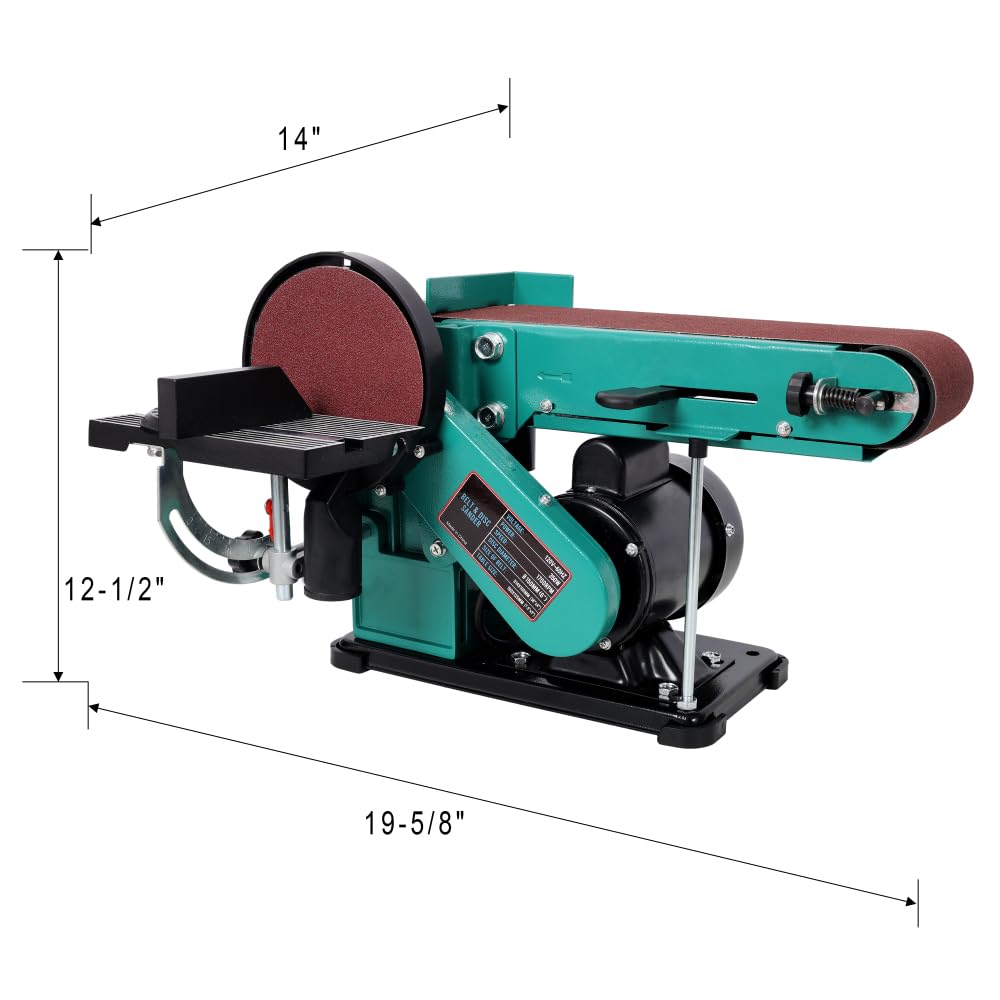 4" x 36" Belt Sander with 6" Disc 120V Bench Top Sander L9148