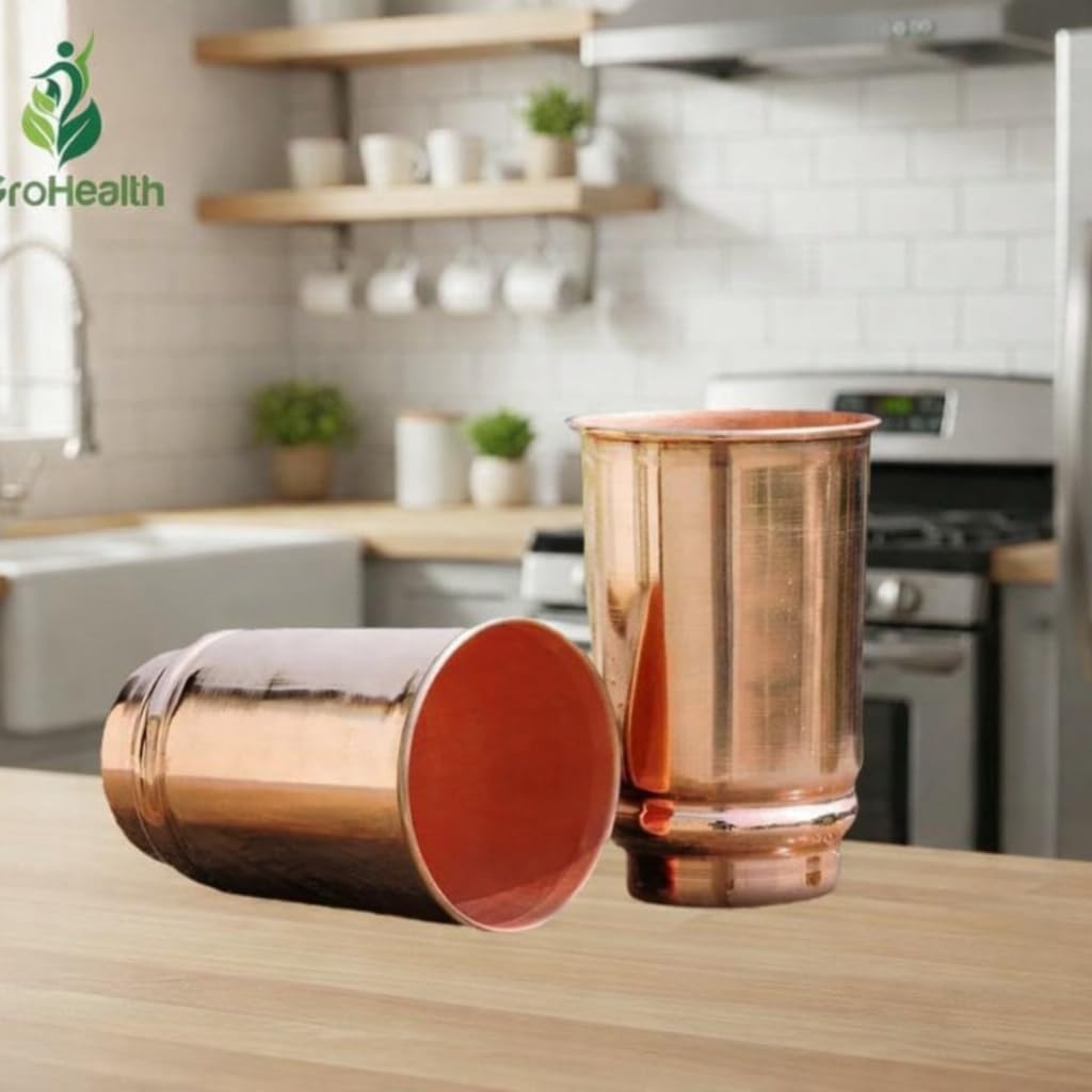 Pure Copper Cups Set of 2, 11.8 oz W875