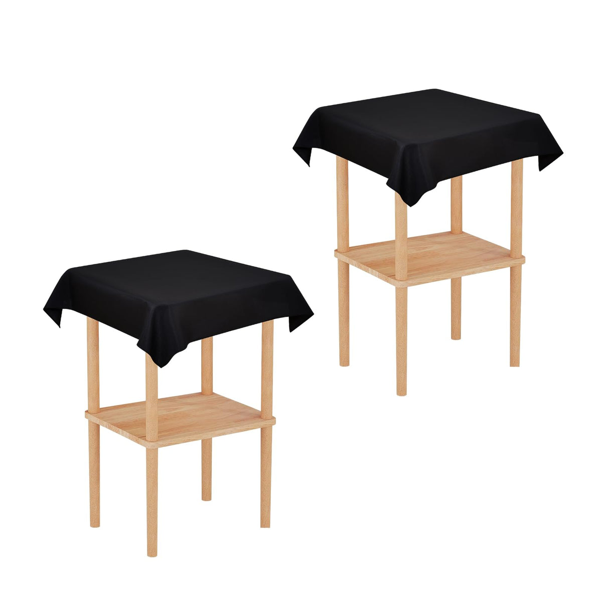 2 Pack 30x30 Inch Washable Tablecloth P2394