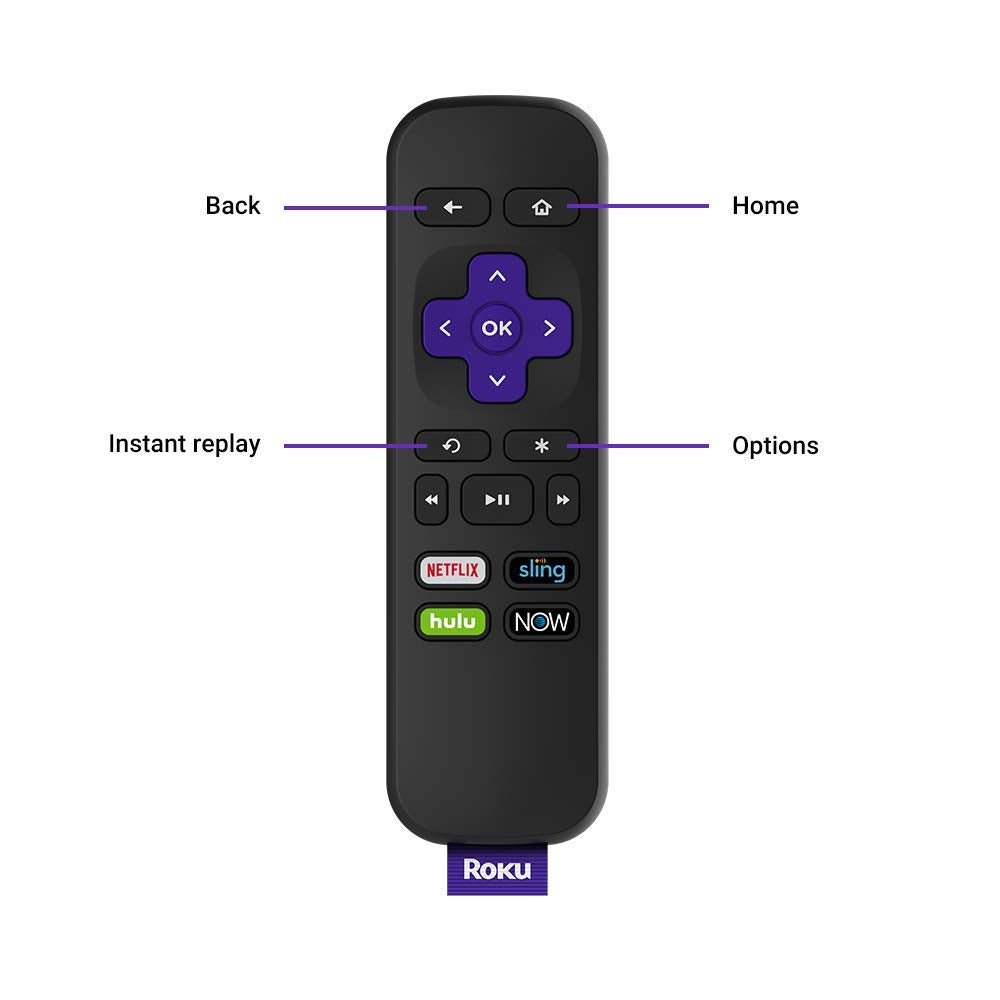 HD/4K/HDR Streaming Media Player with Remote and HDMI Cable, Black A633
