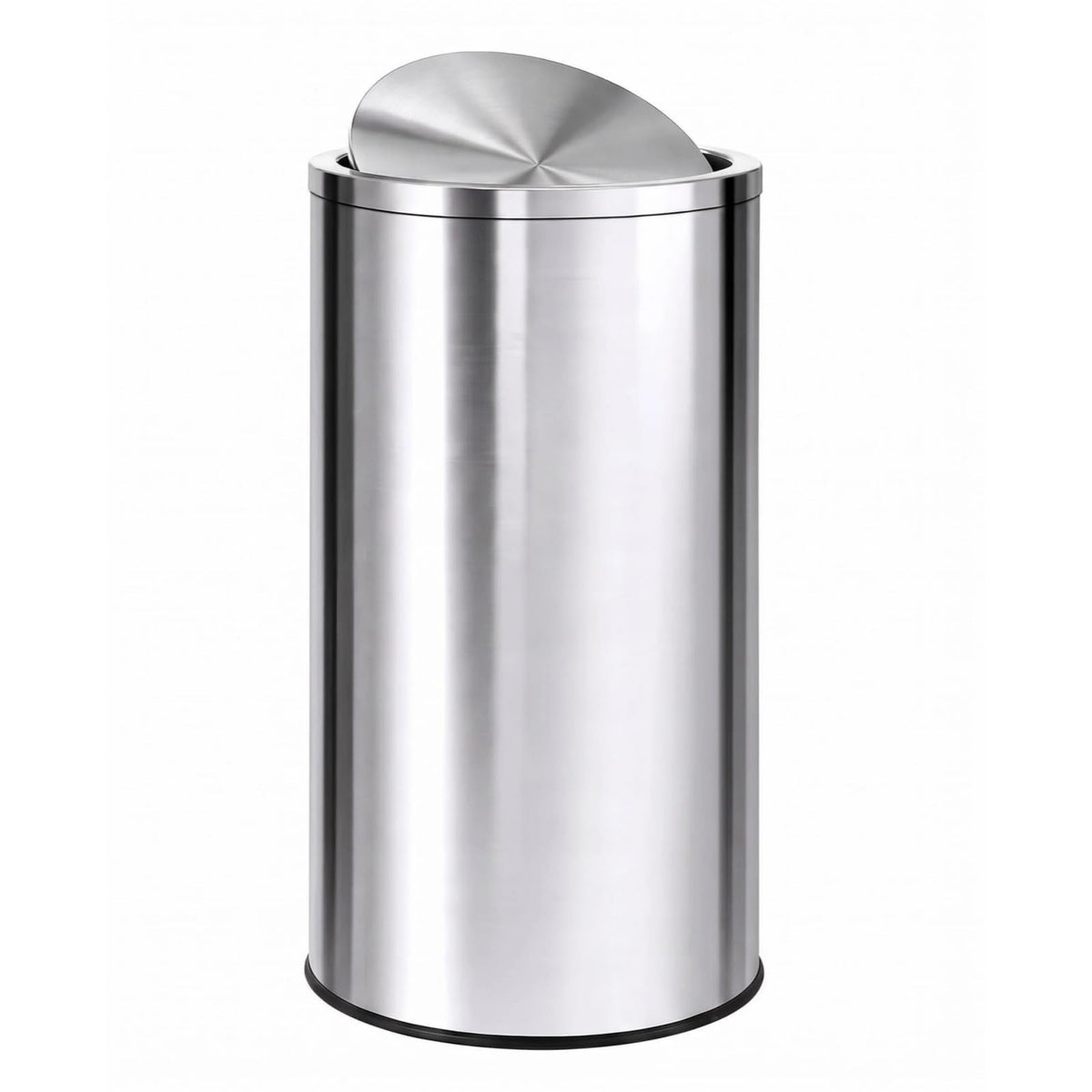13.2 gal Stainless Steel Swing Top Trash Can V61712