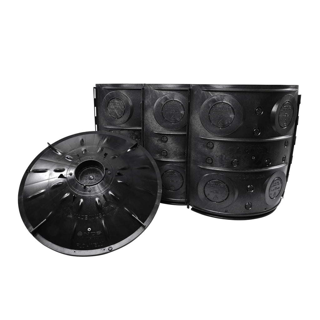 50 Gal. Flo Stormwater Dry Well System Kit with 3 Side Panels & 1 Cover D5235