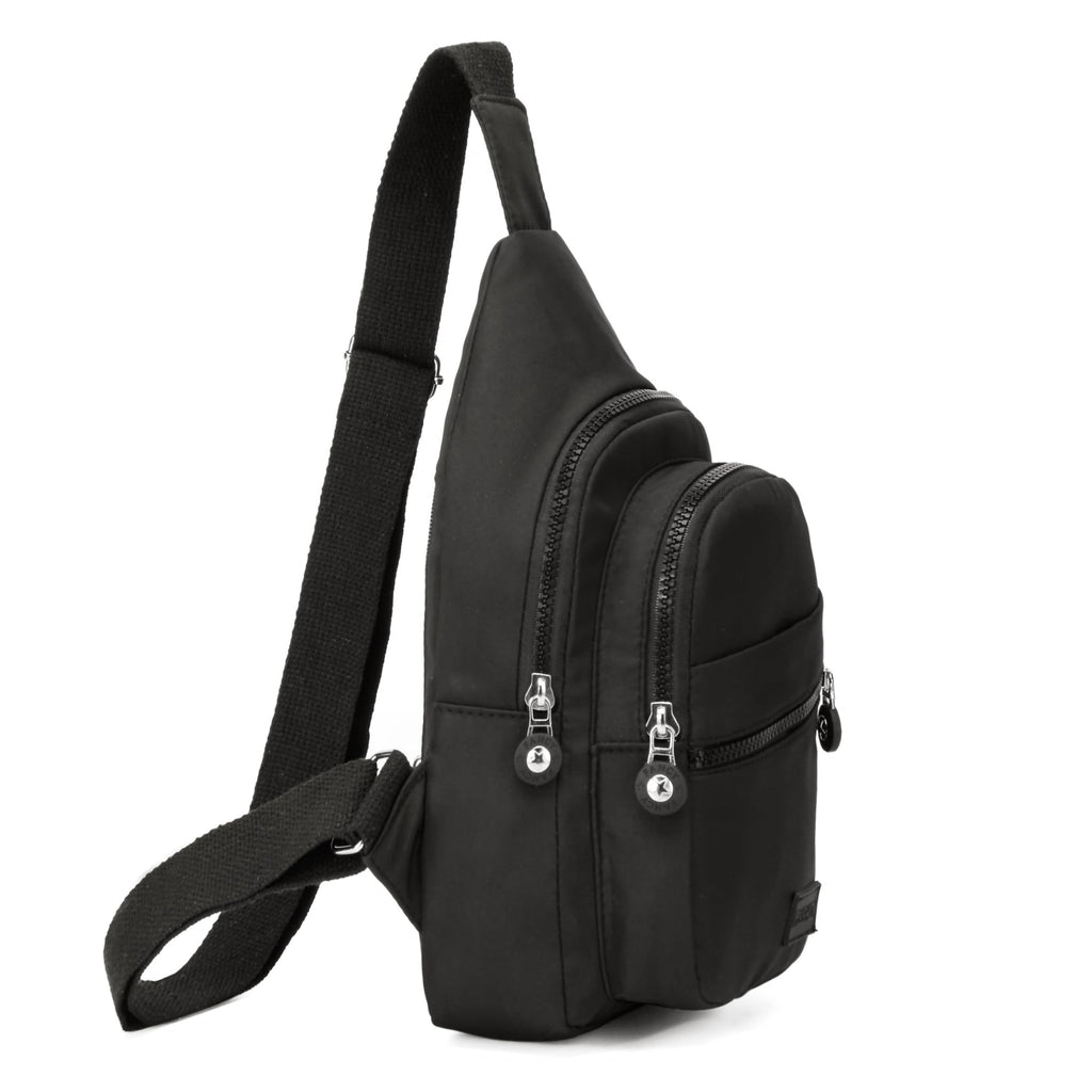 Small Black Sling Crossbody Bag X38604