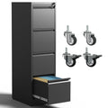 4 Drawer Locking File Cabinet with Wheels G18491