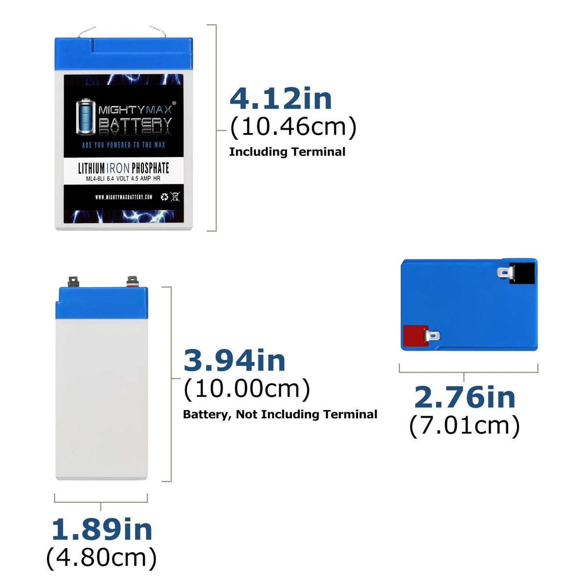 6V 4.5AH Lithium Replacement Battery J1508