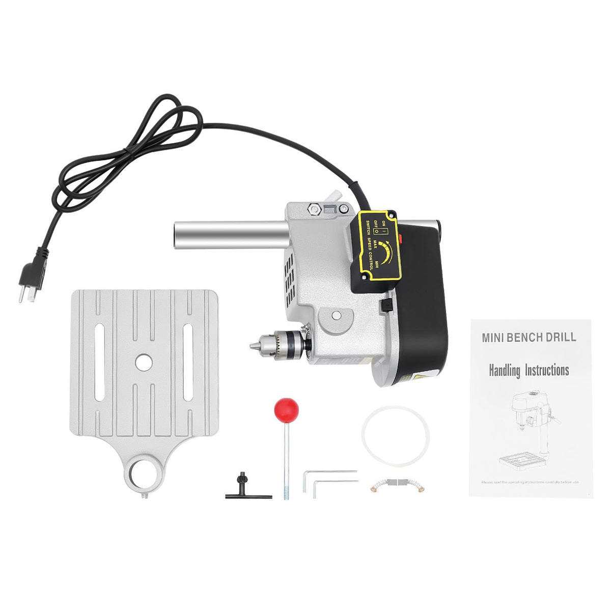 340W 3-Speed Adjustable Bench Drill Press V220