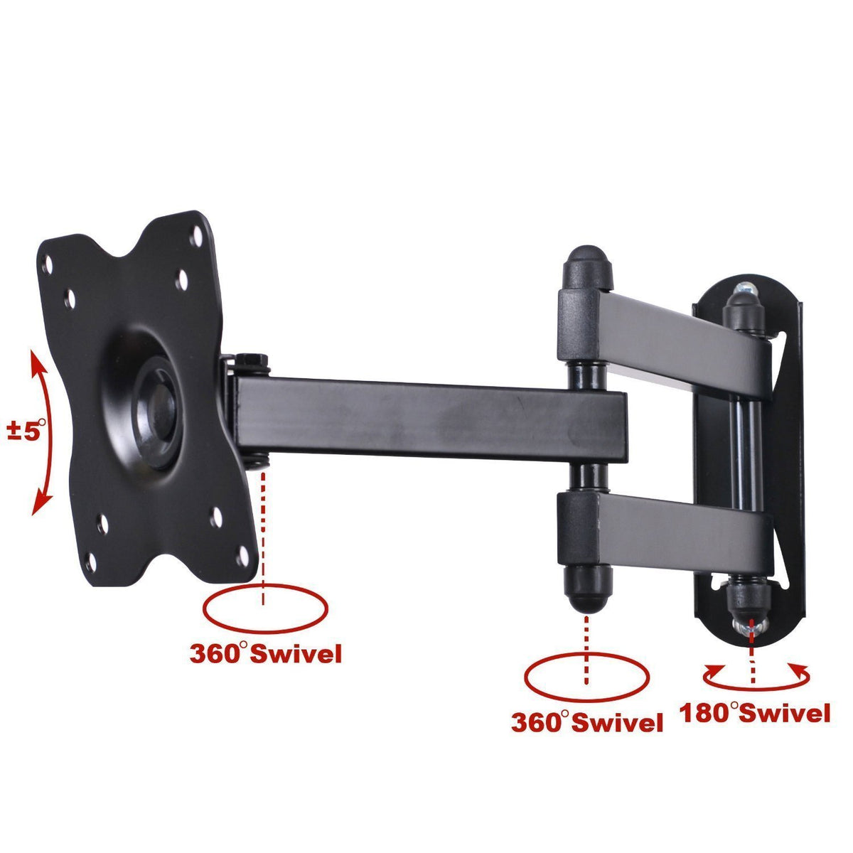 Articulating Swivel Tilt TV Wall Mount Bracket N2407