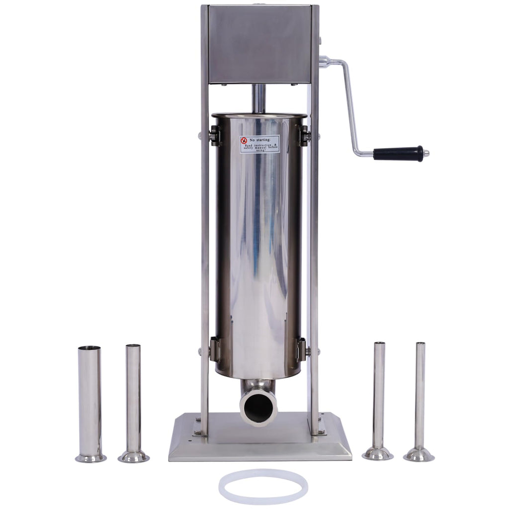 Stainless Steel Vertical Sausage Stuffer 15LB/7L U99467