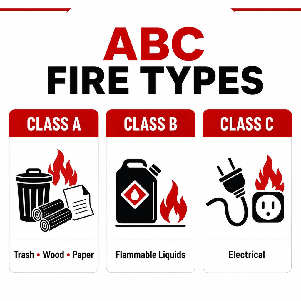 2.5 lb Dry Chemical ABC Fire Extinguisher T327515