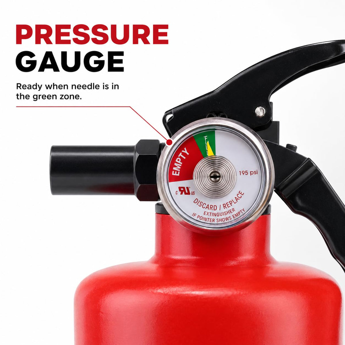 2.5 lb Dry Chemical ABC Fire Extinguisher T327515