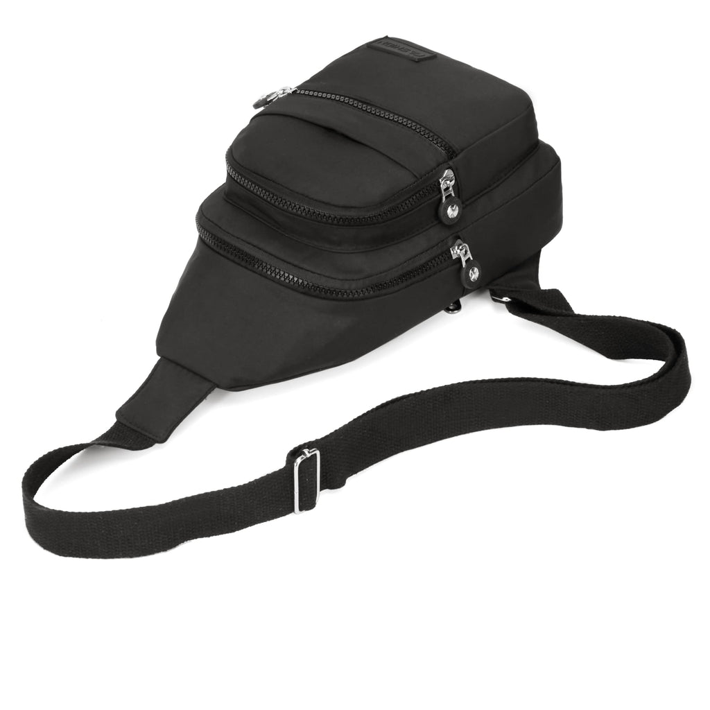 Small Black Sling Crossbody Bag X38604