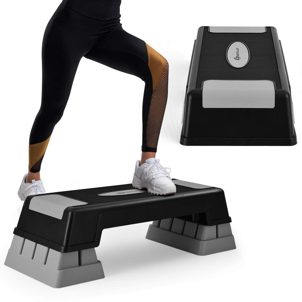 30'' Height Adjustable Aerobic Stepper with Risers R757