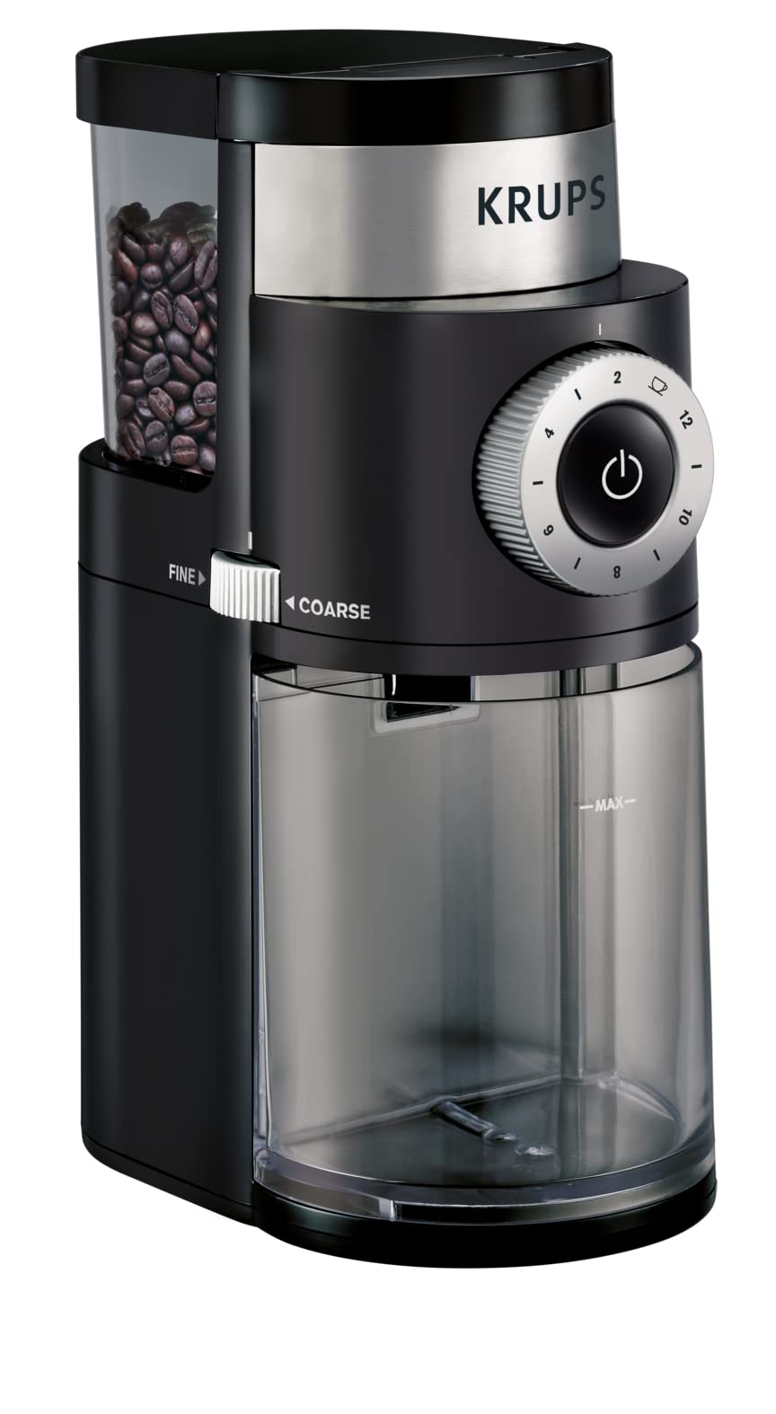 Burr Coffee Grinder 12 Settings 8 oz Stainless Steel I1561