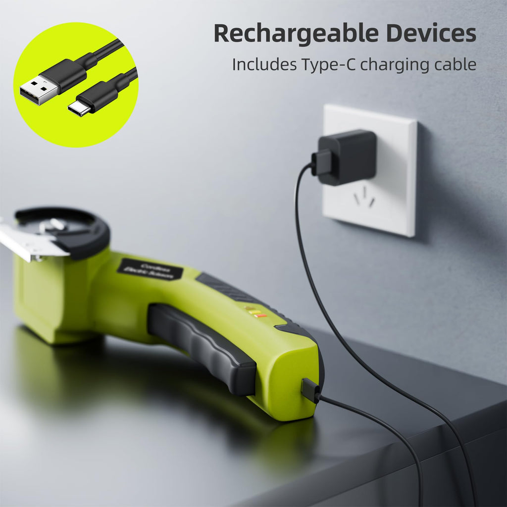 Cordless Electric Cutter with 2 Rotary Blades W805