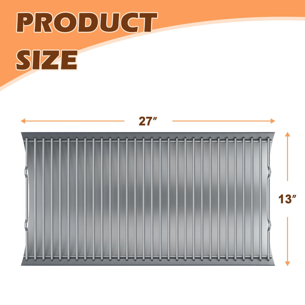 27 Inch Ash Pan Replacement Parts with 2pcs Fire Grate Hanger Set E4682