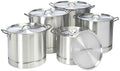 10 Pcs Aluminum Stock Pot Set With Steamer M223