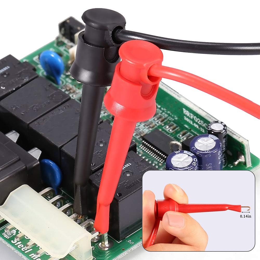 25-Piece Multimeter Leads Kit with Probes, Alligator Clips, Test Hooks and Back Probe Pins M762206