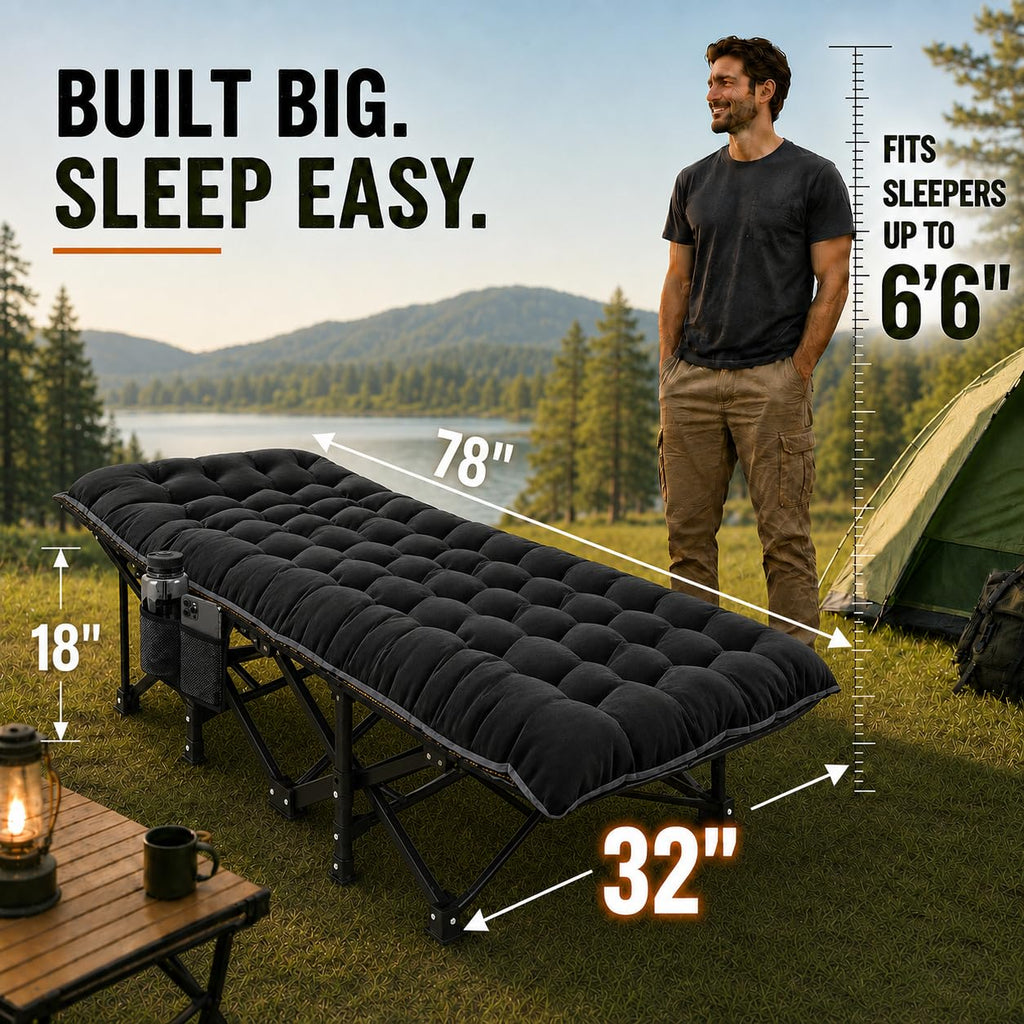 32'' XXL Oversized Camping Cot Y38323