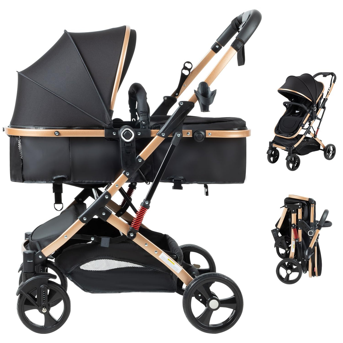 Foldable 2 in 1 Baby Stroller N80085