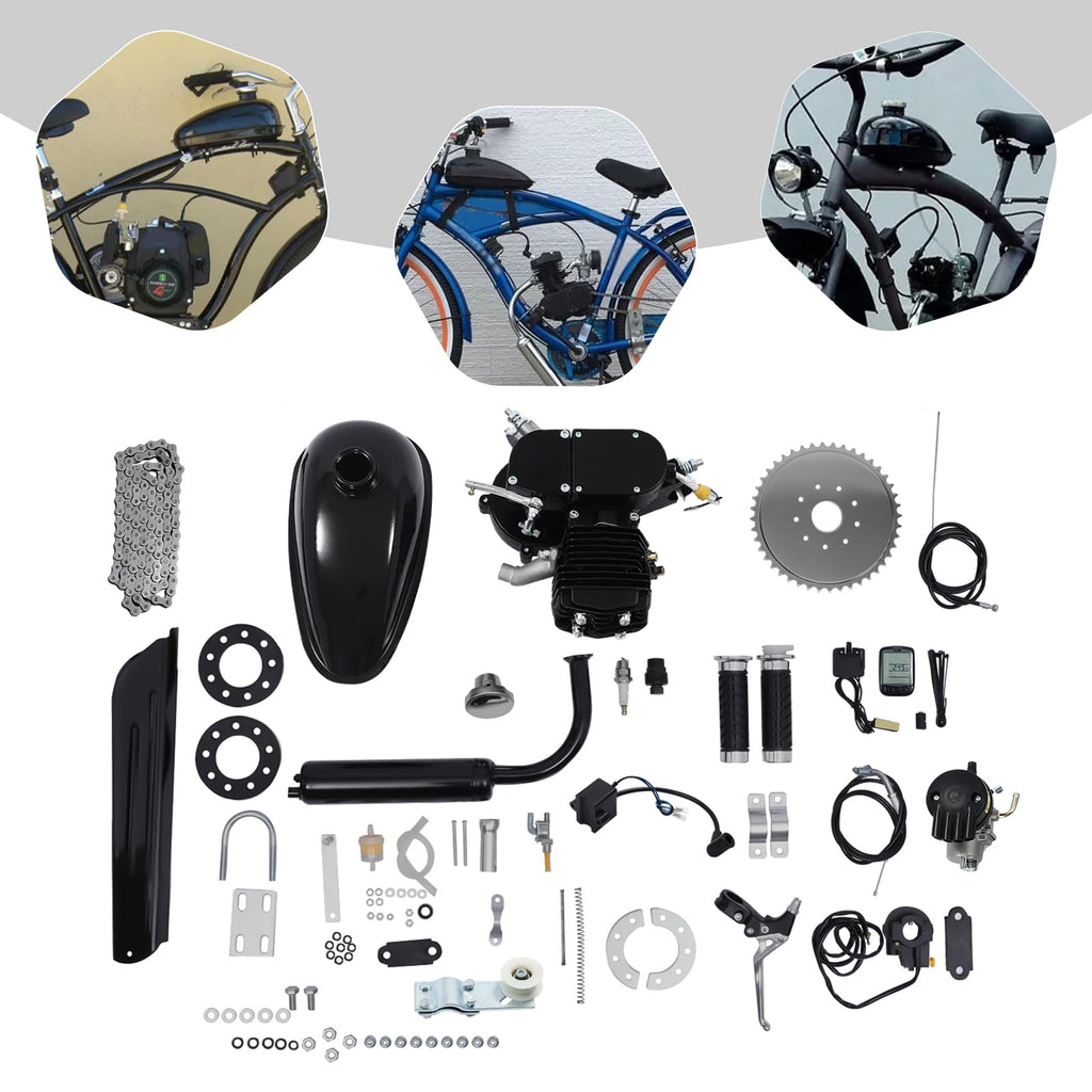 80cc 2 Stroke Single-Cylinder Bicycle Motor Kit L4008