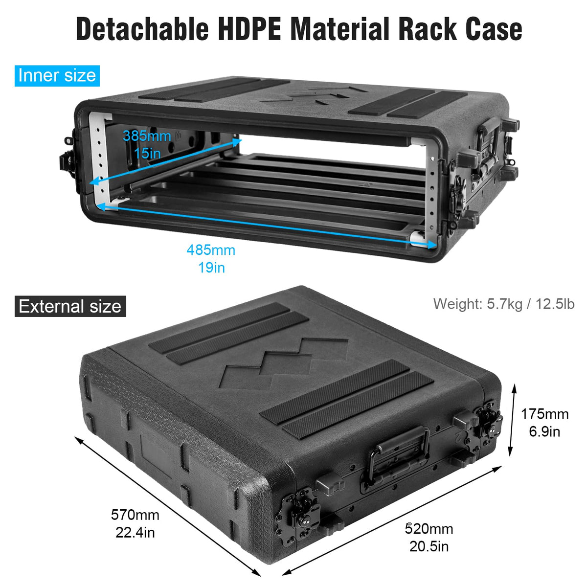 2U Rack Case 16" Depth G85670