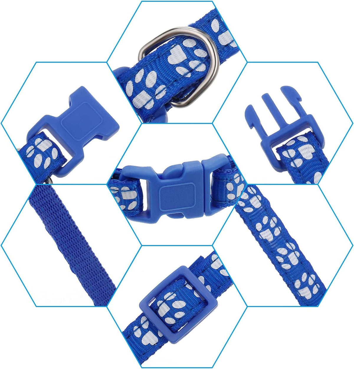12 Pack Adjustable Puppy Collars I695672