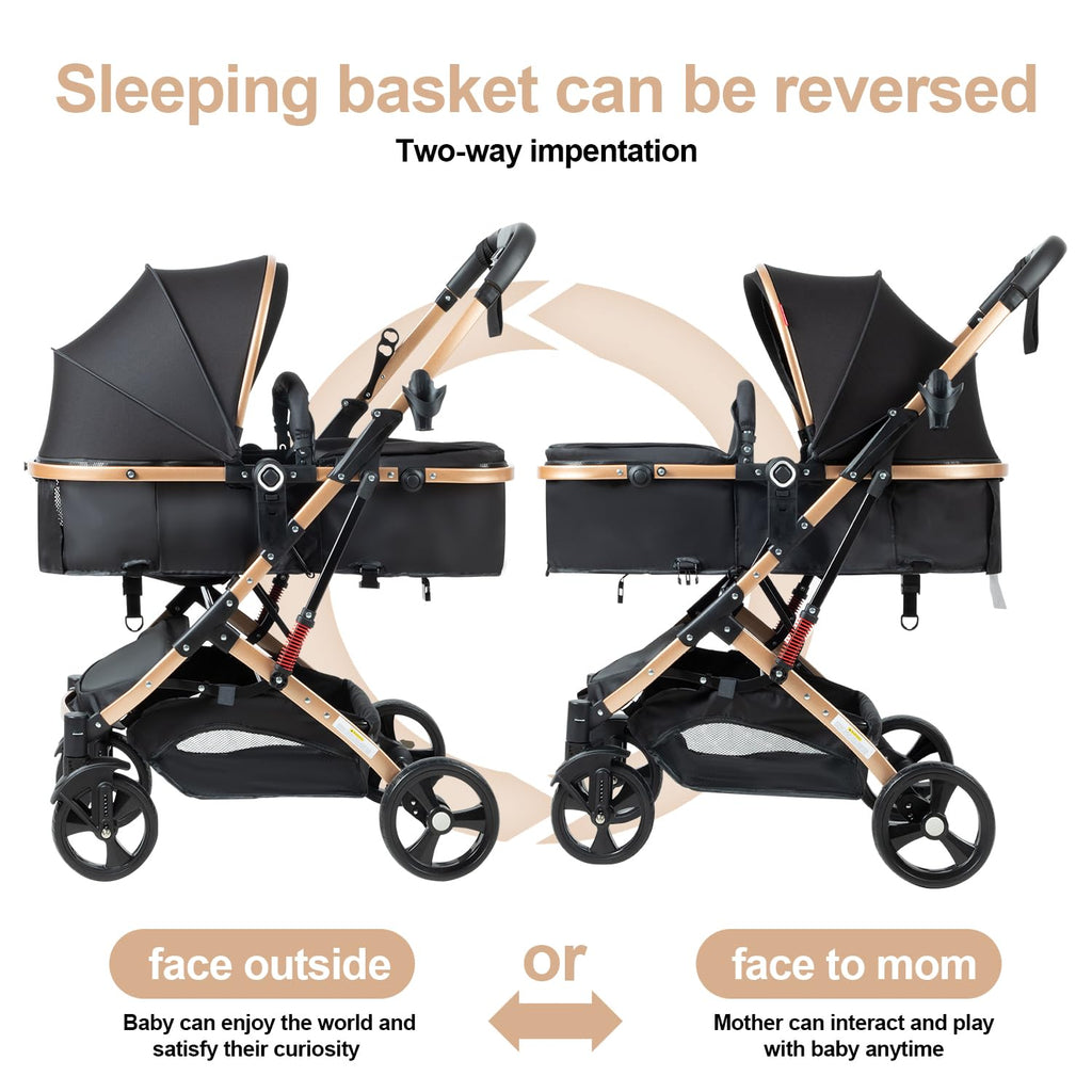 Foldable 2 in 1 Baby Stroller N80085