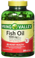 Fish Oil 1000 Mg Omega-3 200 Soft Gel V99860