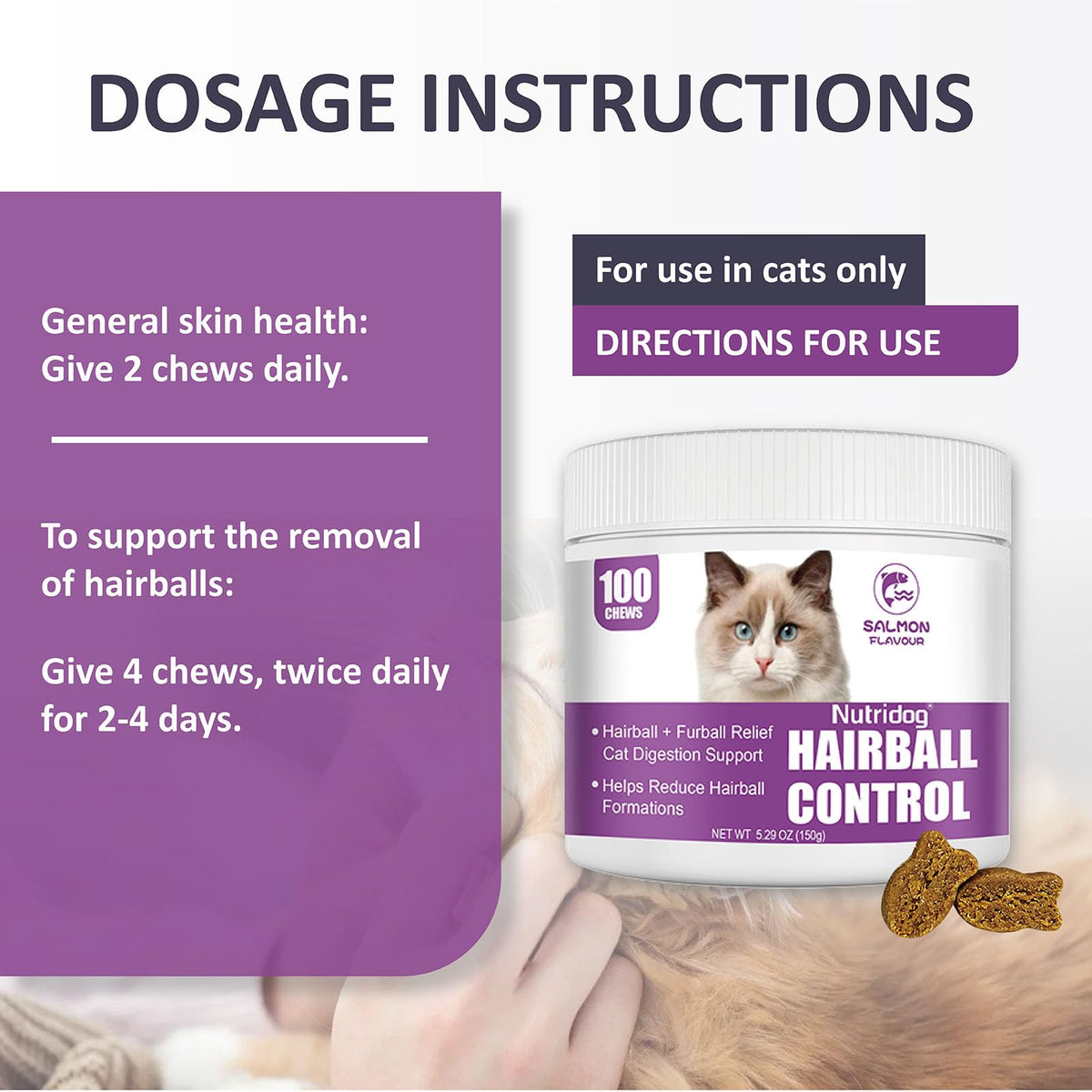 Hairball Remedy Chews with Omega 3&6 Q29623