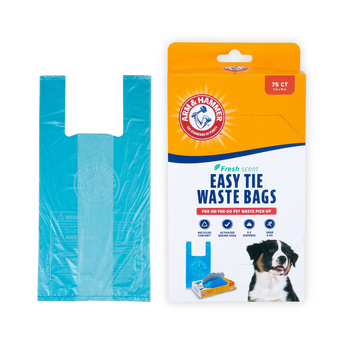 Easy-Tie Waste Bags Blue 75 Count R6188