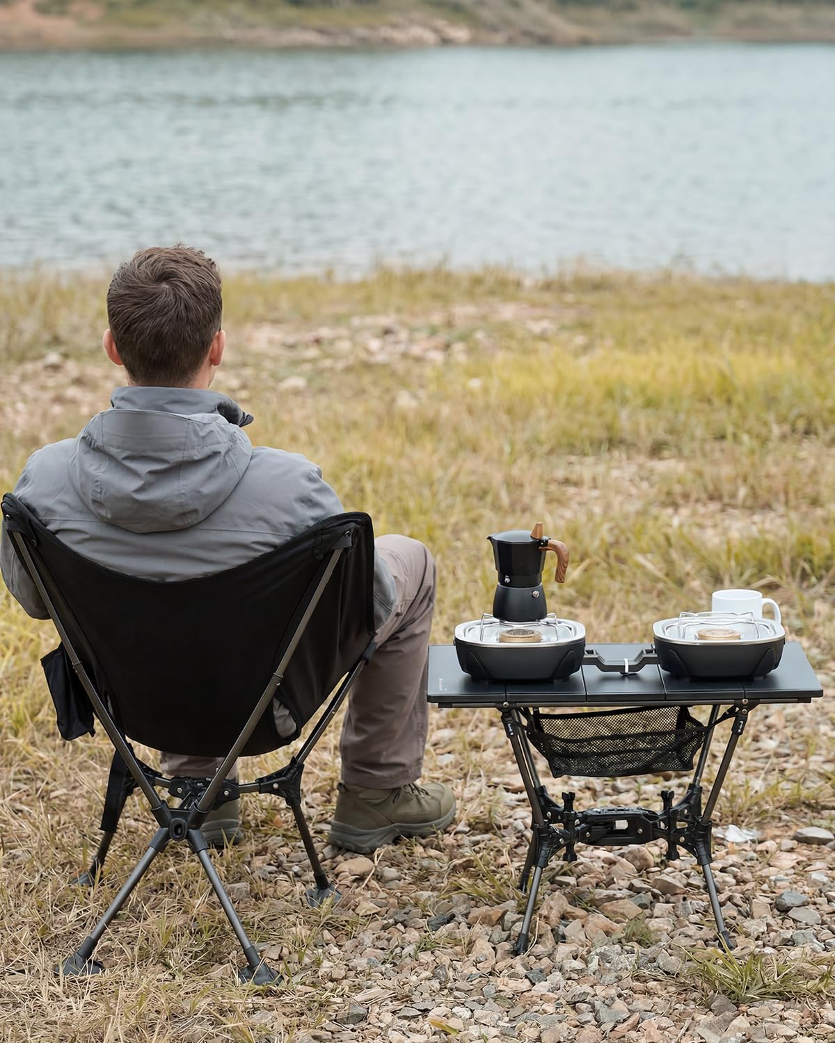 Foldable Aluminum Camping Table Q89420