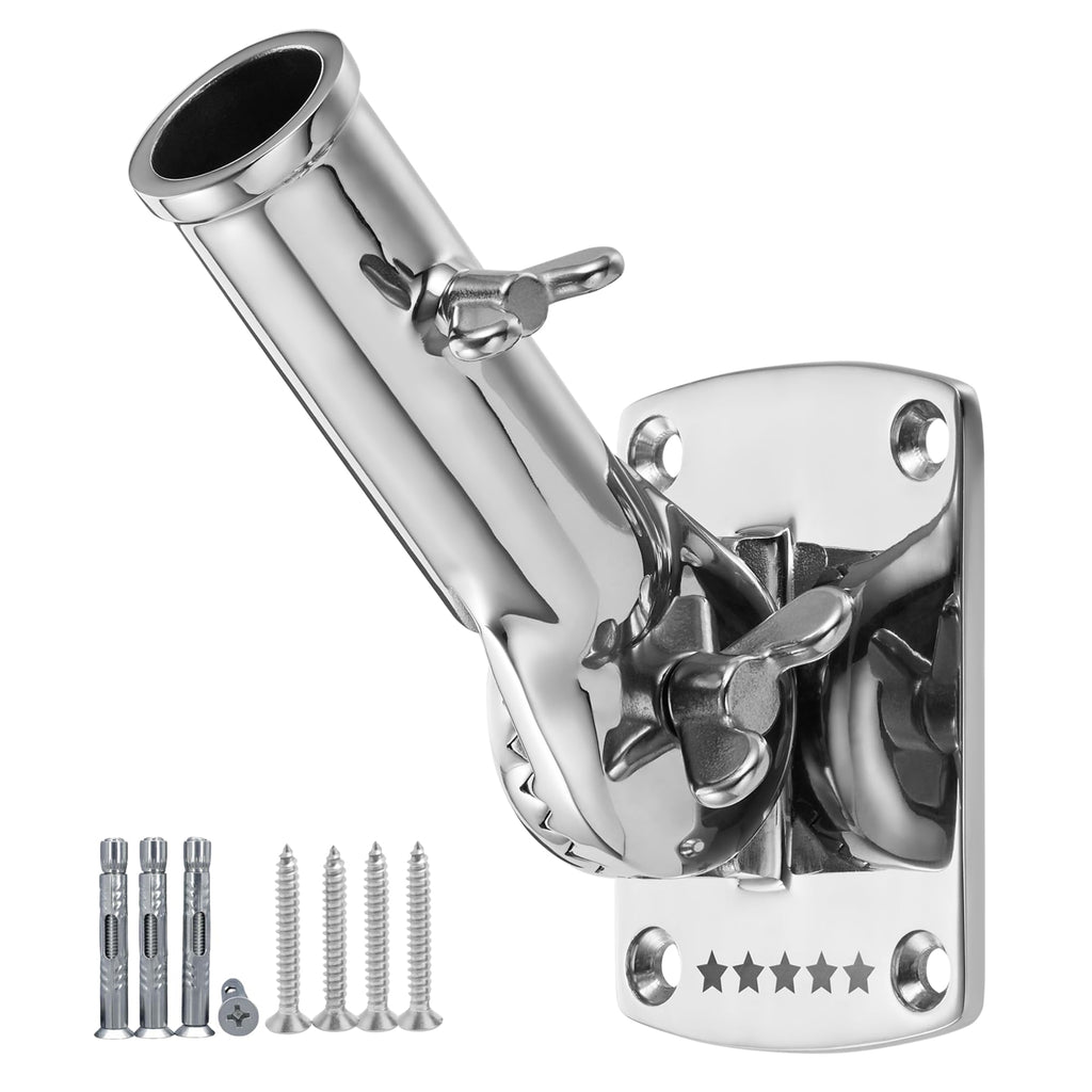 316 Stainless Steel Adjustable Flag Pole Holder N612848