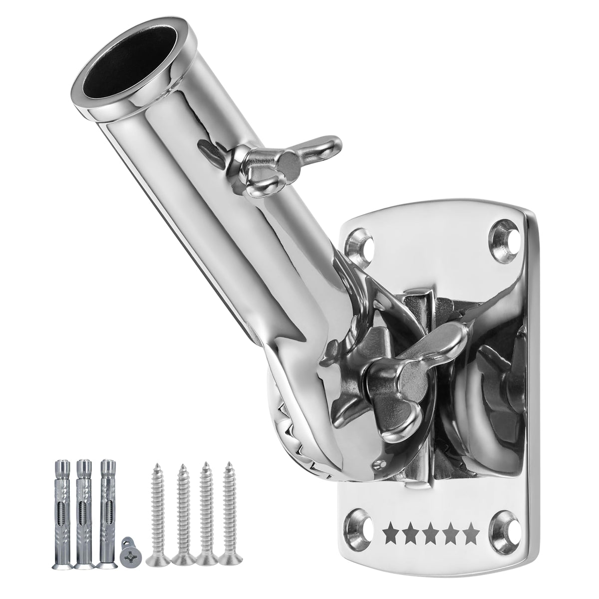 316 Stainless Steel Adjustable Flag Pole Holder N612848