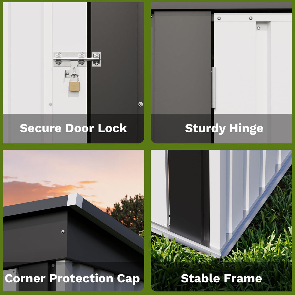 5x3 FT Outdoor Storage Shed E98440