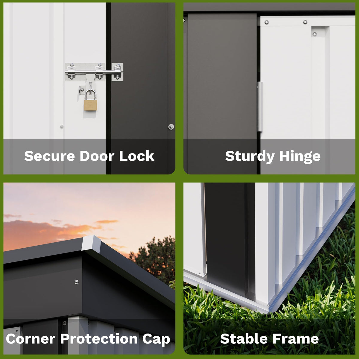 5x3 FT Outdoor Storage Shed E98440