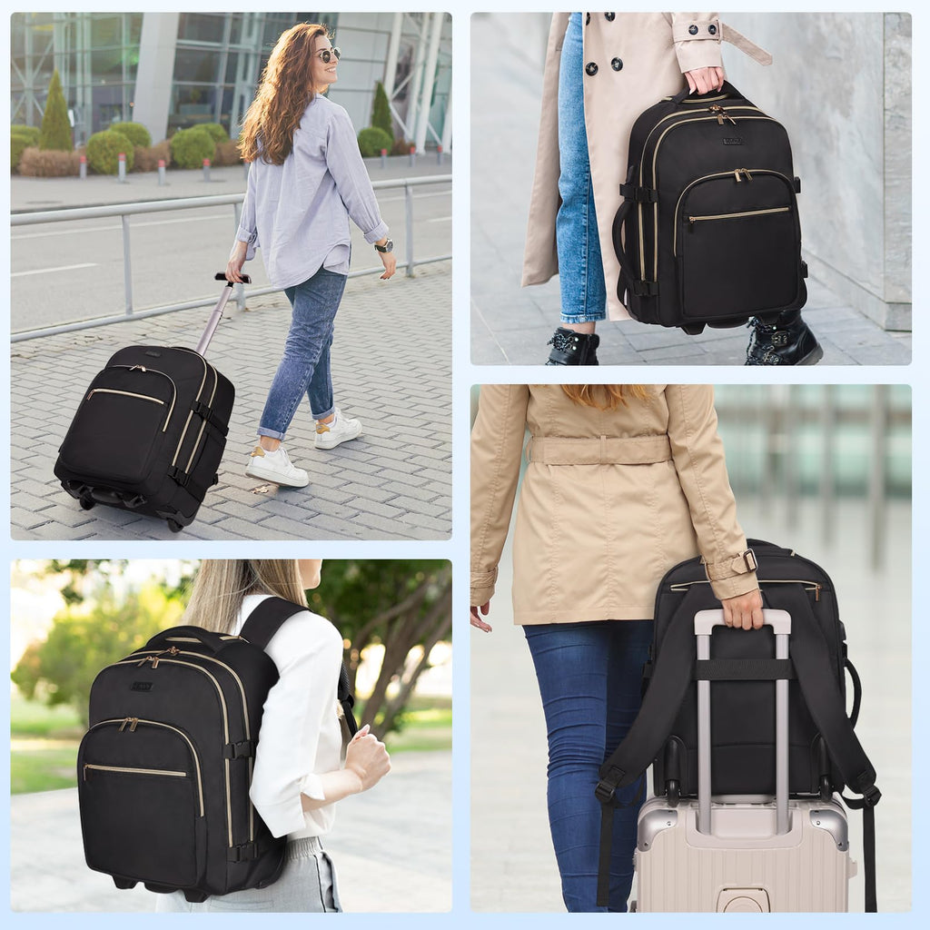 Rolling Backpack with Wheels X390