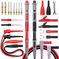 25-Piece Multimeter Leads Kit with Probes, Alligator Clips, Test Hooks and Back Probe Pins M762206