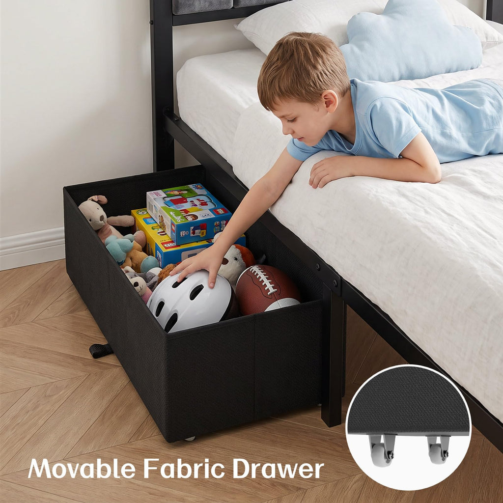 Twin Size Bed Frame with Drawer P2957