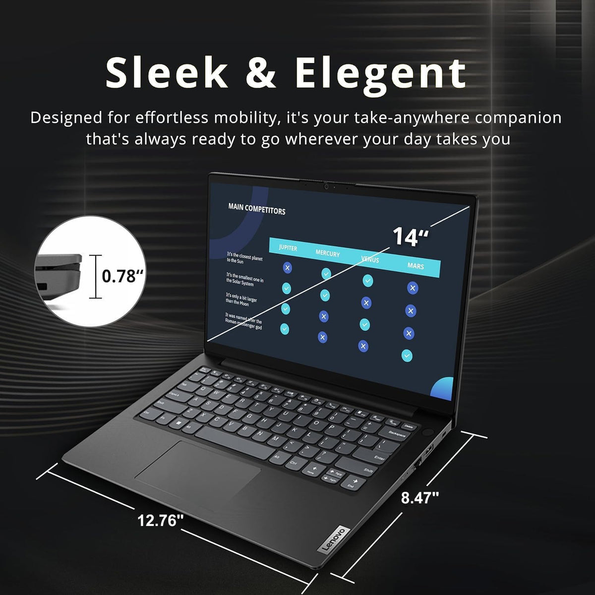 14" FHD Intel i7-13620H 16GB RAM 512GB SSD Laptop C8250