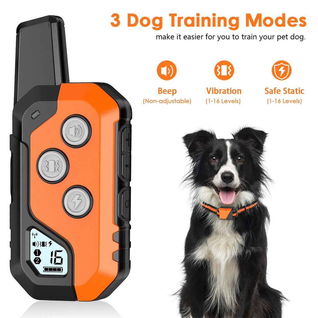 Dog Training Collar with Remote, 3 Modes Y164