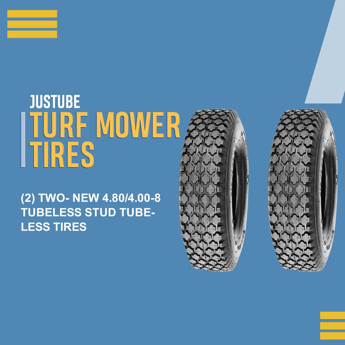 4.80/4.00-8 Tubeless Stud Tires H8622