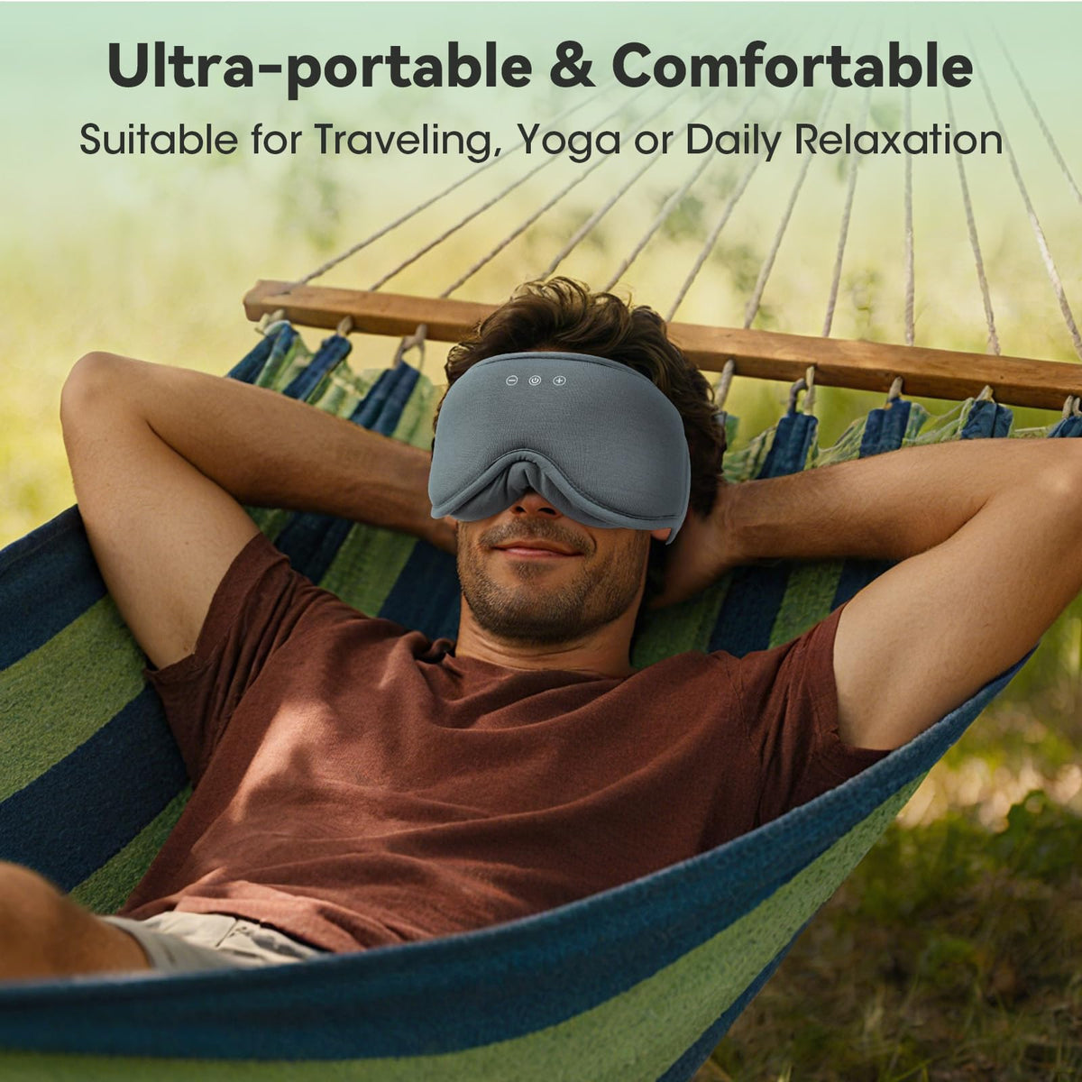 Bamboo Cotton Sleep Mask with Bluetooth Headphones R552430