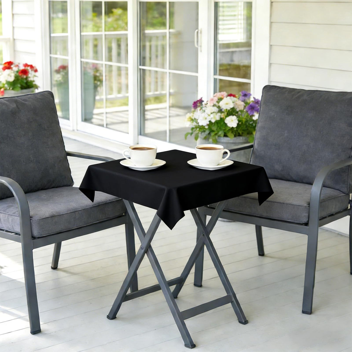 2 Pack 30x30 Inch Washable Tablecloth P2394