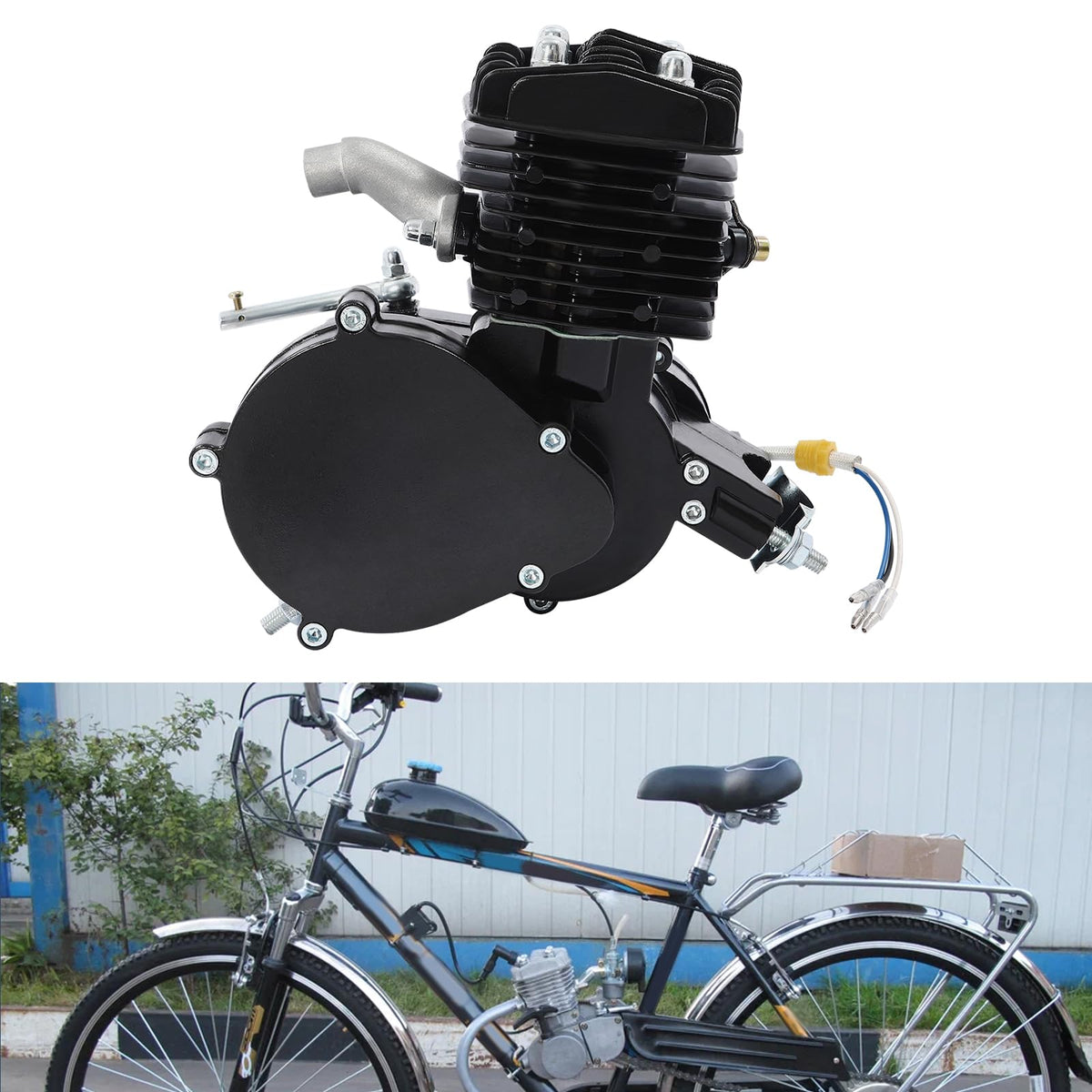80cc 2 Stroke Single-Cylinder Bicycle Motor Kit L4008